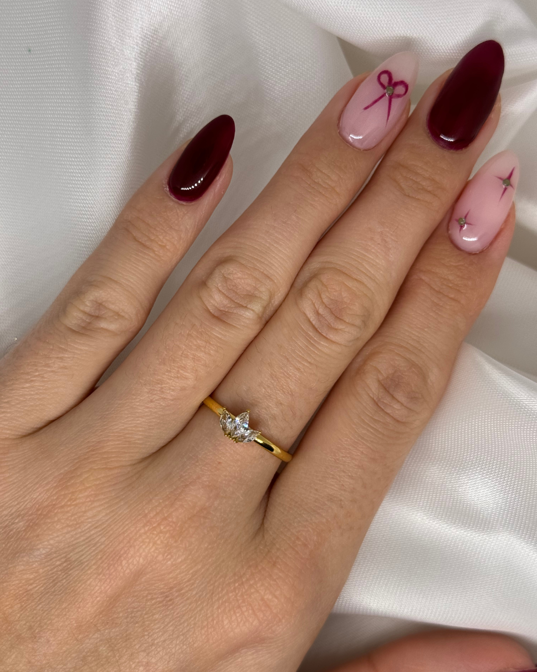 Crystal Lotus Ring