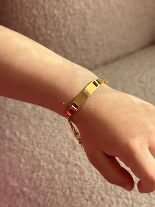 Eternal Memory - Bracelet KIDS | Simple model - Gold